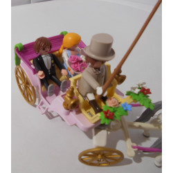 Carrosse et couple de mariés - Playmobil