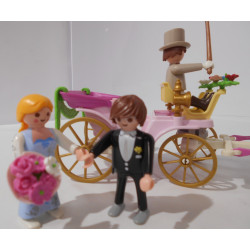 Carrosse et couple de mariés - Playmobil