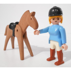 Playmobil - Cavalière et sa monture