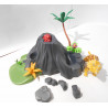 Playmobil -  Triceratops avec volcan - Inspiré réf. 4170