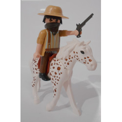 Playmobil - Bandit à cheval