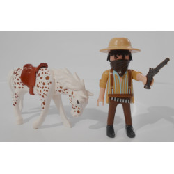 Playmobil - Bandit à cheval