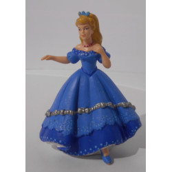 Figurine princesse robe bleue