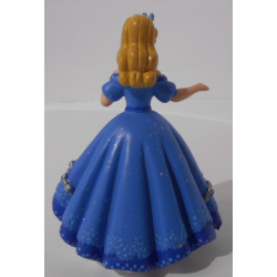 Figurine princesse robe bleue