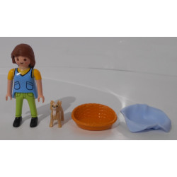 Playmobil - jeune femme et...