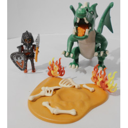 Playmobil N°6003 - Chevalier avec un Grand dragon