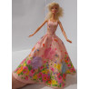 Barbie portant la robe Flower Surprise - MATTEL