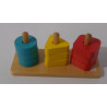 Abaque des formes et couleurs Montessori