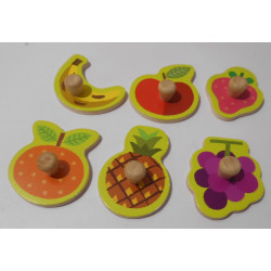 Puzzle arbre et fruits en bois - Janod