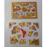 Puzzle horloge - Fisher Price - année 1980