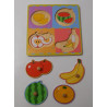 Puzzle fruits en bois