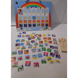 Tableau magnétique activité enfant pour la semaine - Oxybul