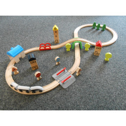 Train bois Lillabo 45 Pièces