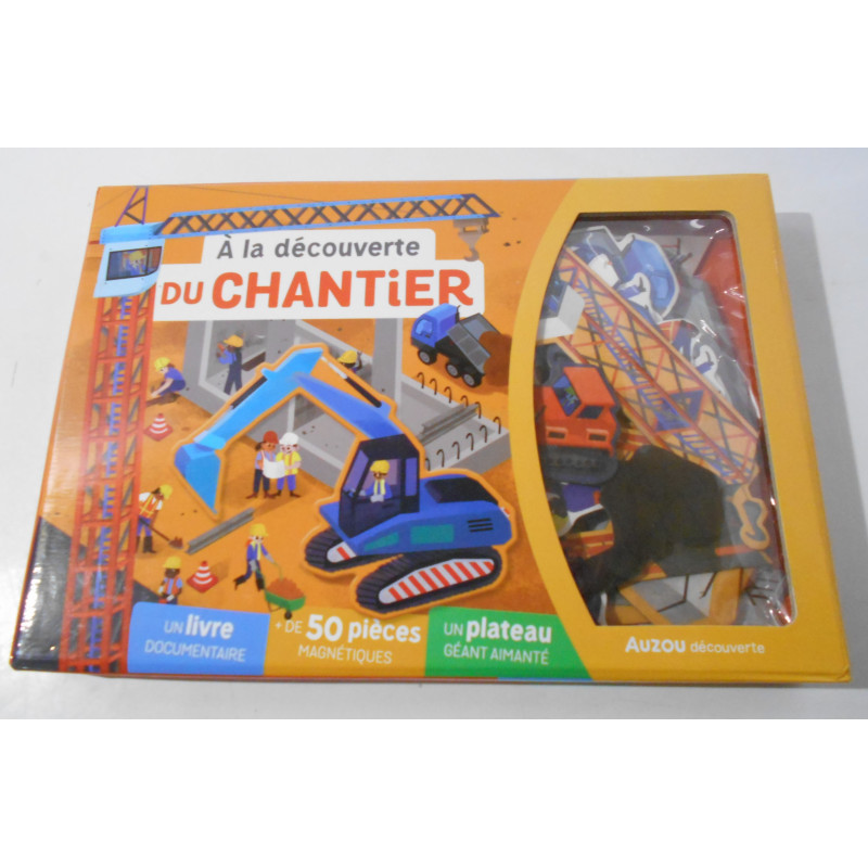Jeu magnétique - A la découverte du chantier - Auzou découverte