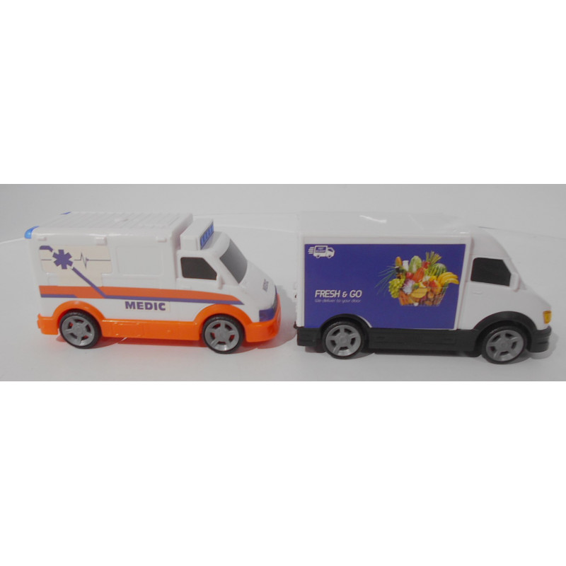 Lot ambulance et camion
