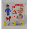 Set personnages et accessoires en bois - Janod - Woody Click - Ref 0207