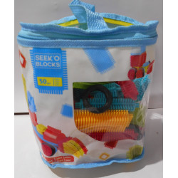 Lot de 50 pièces de construction Seek'o Blocks