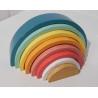 Arc-en-ciel en bois empilable