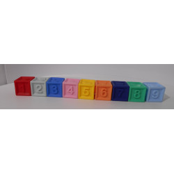 Lot de cubes souples numérotés
