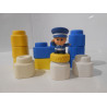Lot de brique Police clemmy - Clementoni