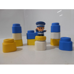 Lot de brique Police clemmy - Clementoni