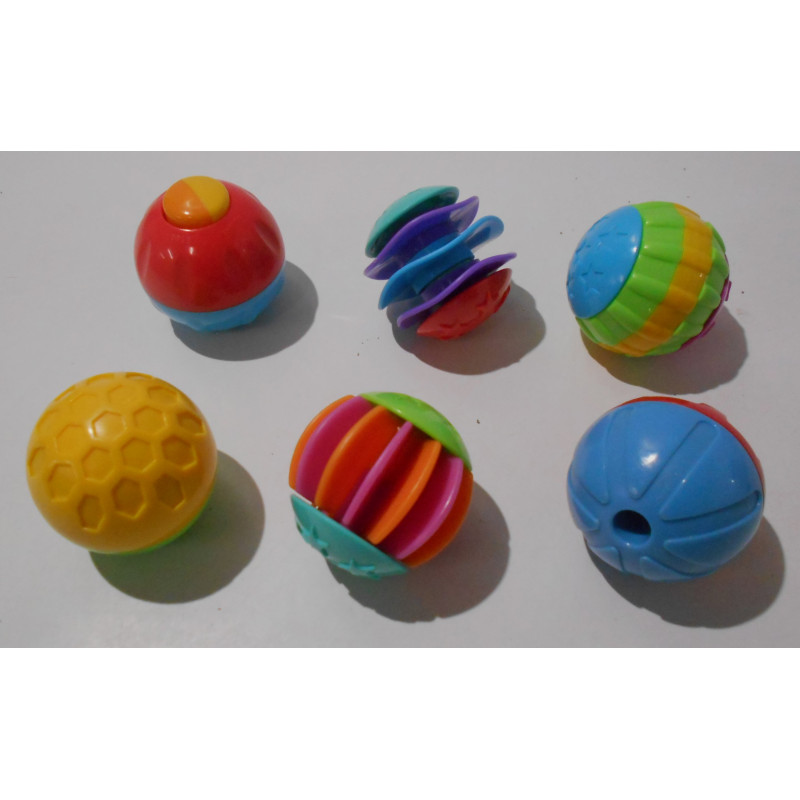 Lot de 6 balles PlaySkool