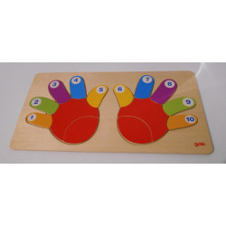 Puzzle à encastrement en...