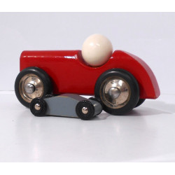 Lot de voitures de course en bois - Vilac