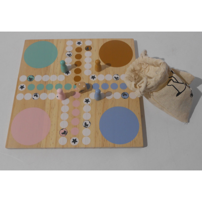 Petits chevaux en bois - Ludo