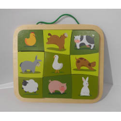 Puzzle en bois - Animaux