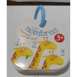 Petit livre dur Les nombres: j'apprends mot par mot