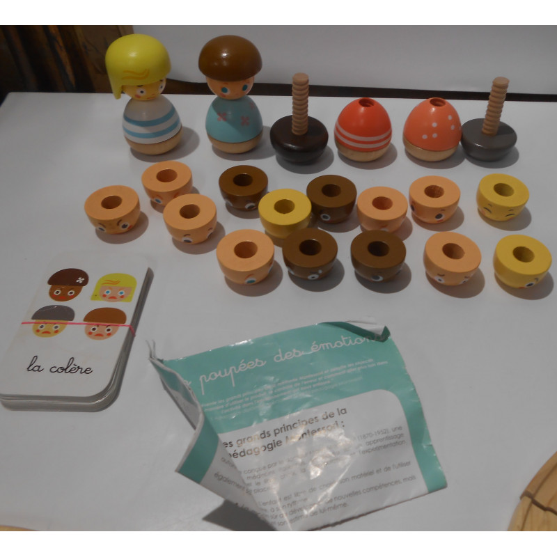 Mes poupées des émotions - Montessori