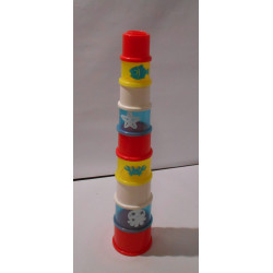 Jeu de gobelets empilables