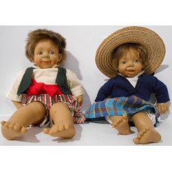 2 Poupées expressives Falca