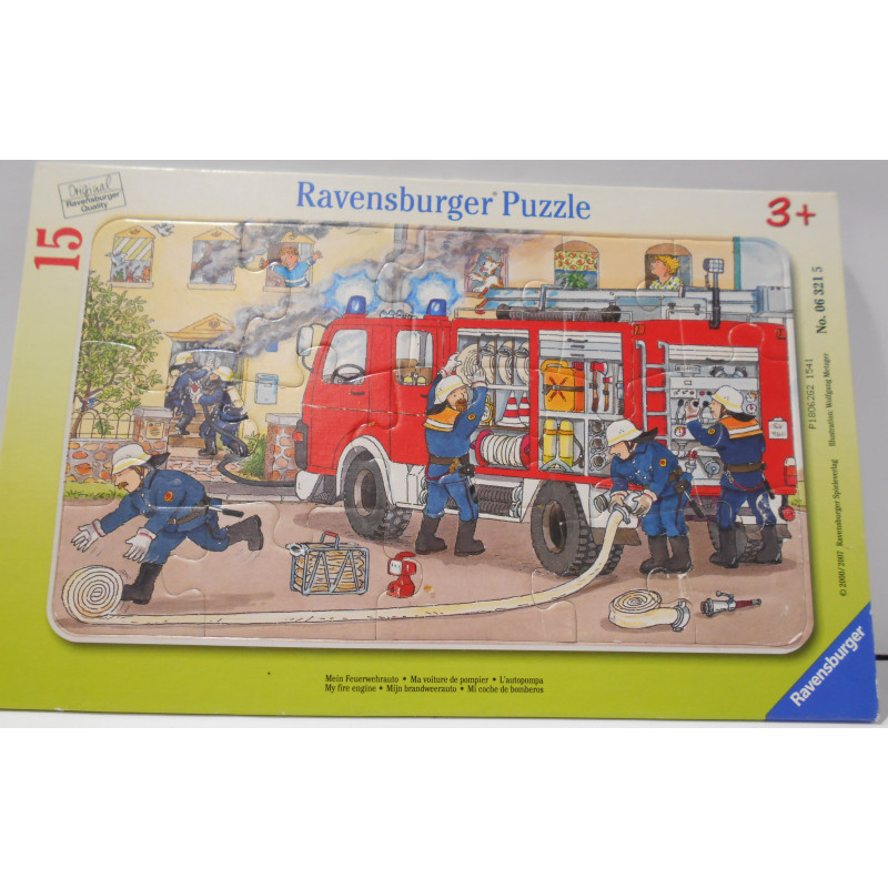 Puzzle pompier 15 pièces - ravensburger