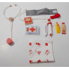 Trousse de secours + ustensiles en bois