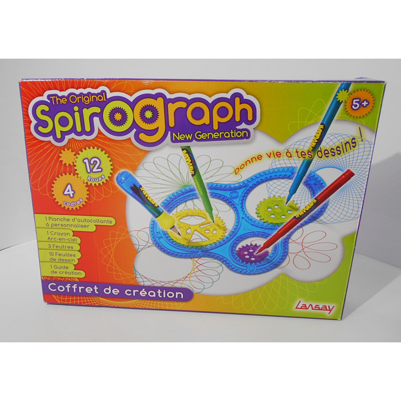 Coffret de création Spirograph - Lansay