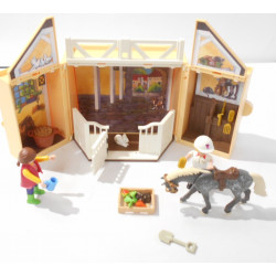 Playmobil - Écurie transportable