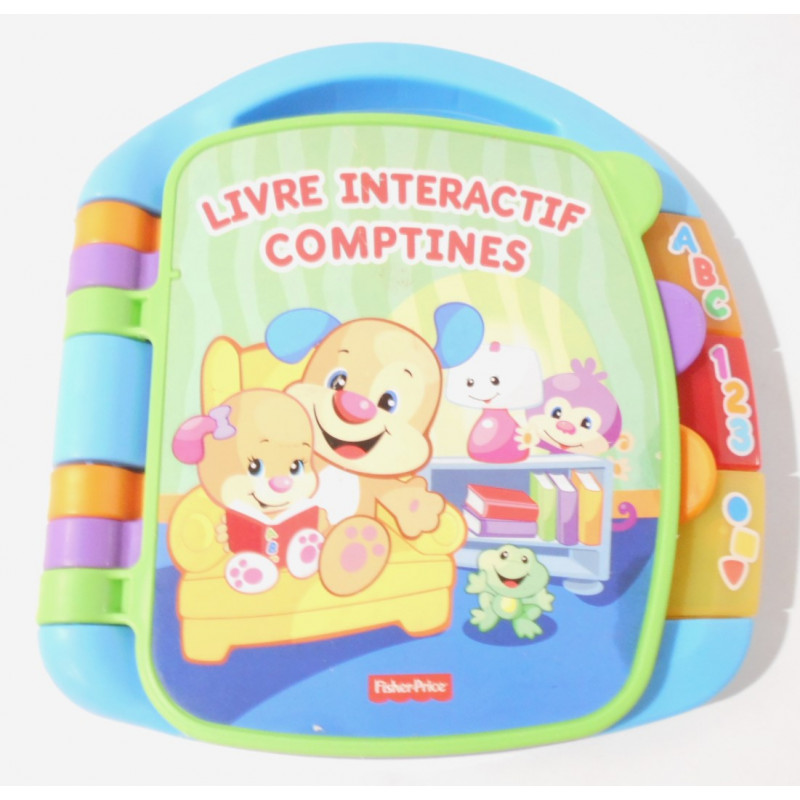 Livre interactif comptines - Fisher-Price