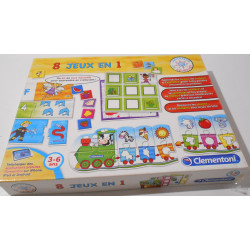 Jeux éducatifs 8 jeux en 1 de Clementoni