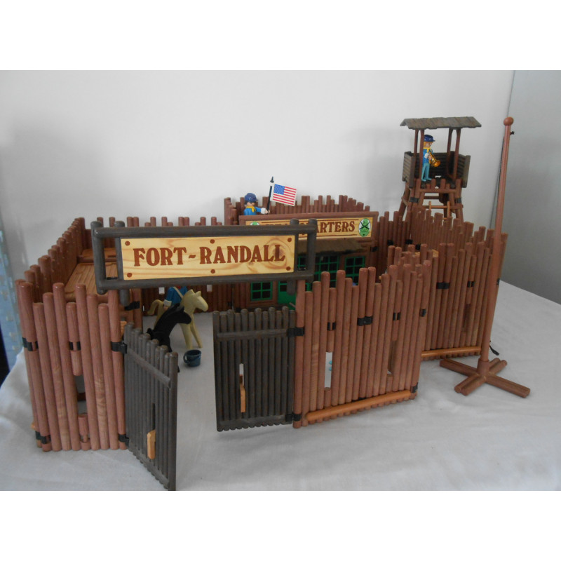 Playmobil fort Randall boîte d'origine + important lot cowboy western - Jeux & Jouets