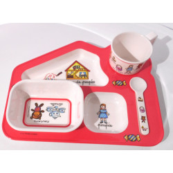 Plateau repas pour poupée - La chaise longue