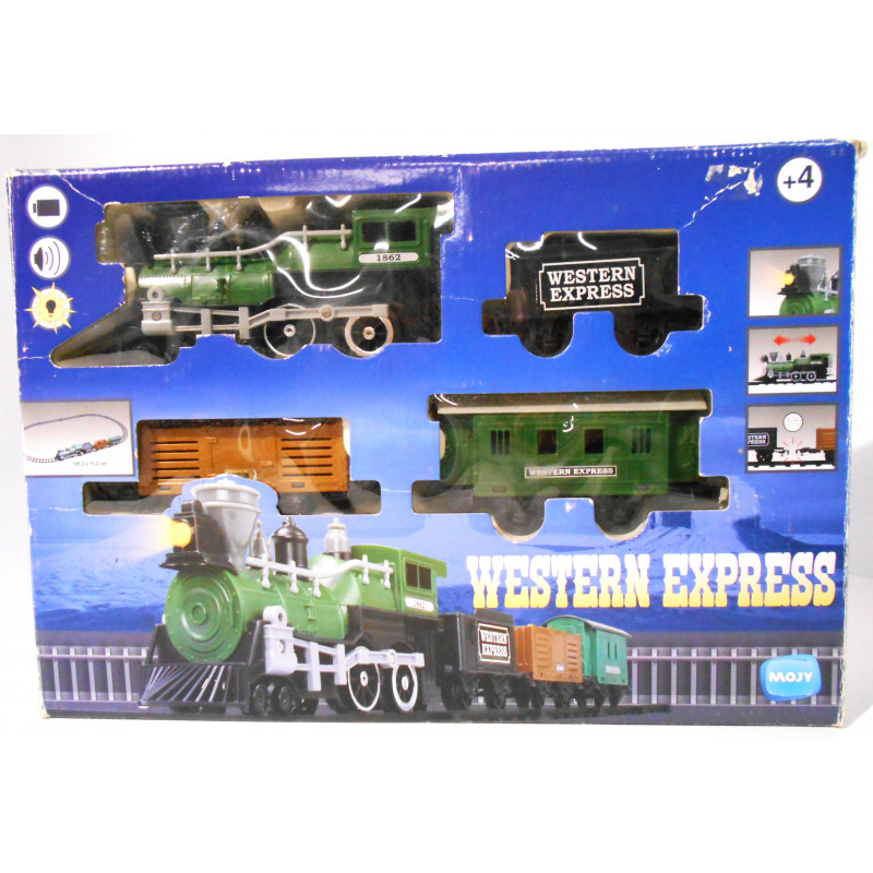 Un jouet de train Western Express