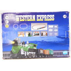 Un jouet de train Western Express