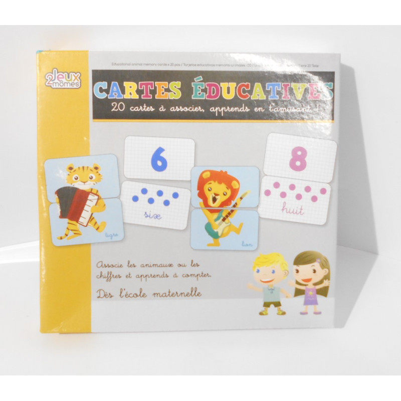 Cartes éducatives - Jeux 2 Mômes