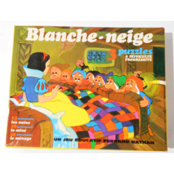 3 Puzzles Blanche-neige 1974