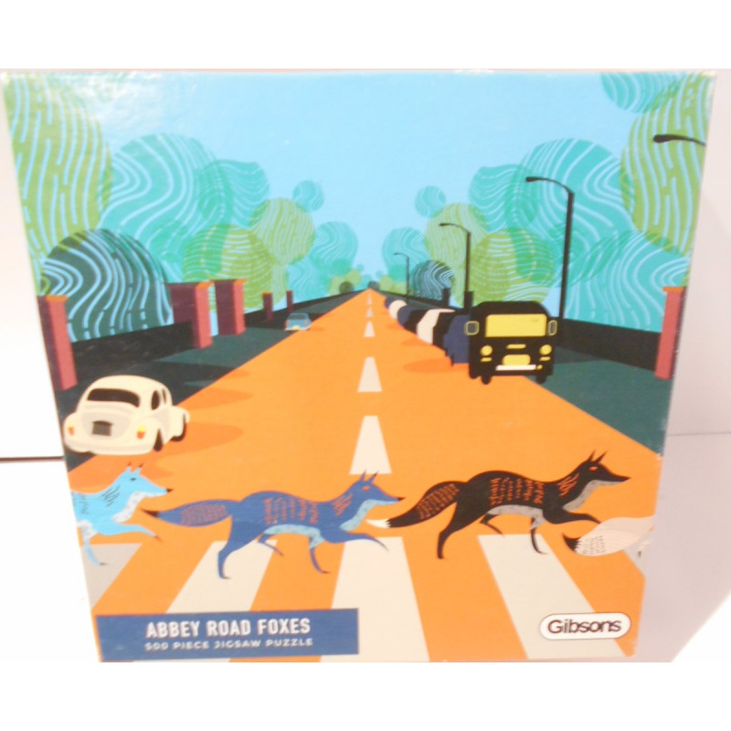 Puzzle Abbey road foxes 500 pièces- Gibsons