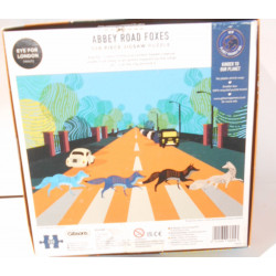 Puzzle Abbey road foxes 500 pièces- Gibsons