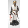 Figurine Chevalier templier en résine dur