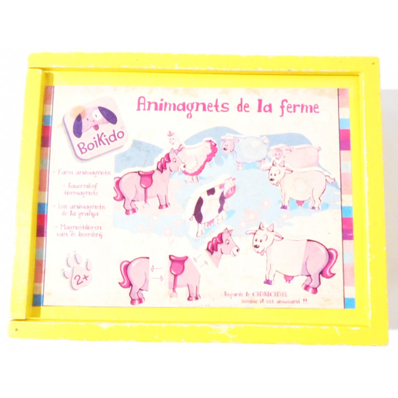 Animaux aimantés en puzzle